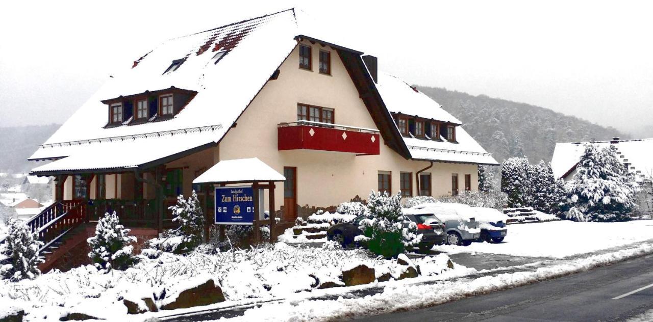 Landgasthof Zum Hirschen Hafenlohr Bagian luar foto